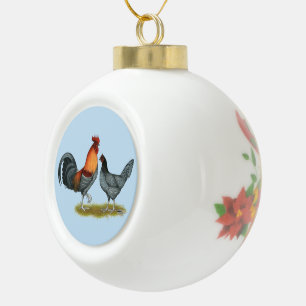 Boule En Céramique Poule bleue du Delaware
