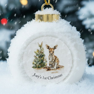 Boule En Céramique Premier Noël de Joey, coutume
