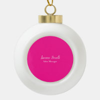 Professionnel minimaliste moderne rose profond