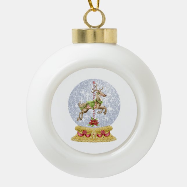 Boule En Céramique Reindeer snow globe (Devant)
