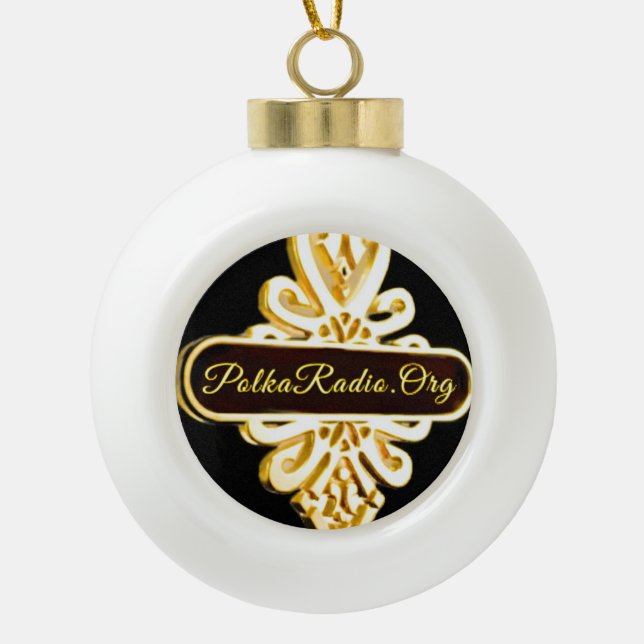 Boule En Céramique Snowflake Framed Ornament (Devant)