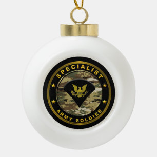 Boule En Céramique Soldat de l'armée spécialisée