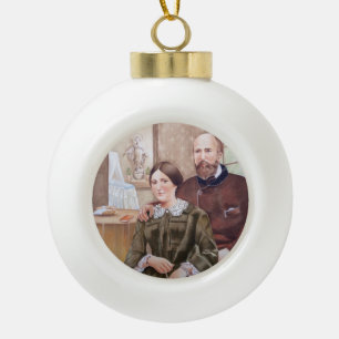 Boule En Céramique Sts.Zelie et Louis Martin