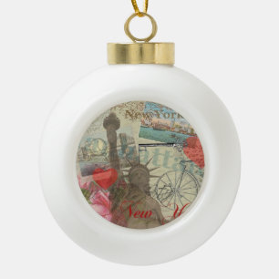 Boule En Céramique Symbole d'Art de New York