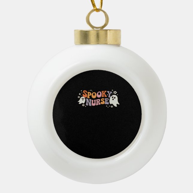 Boule En Céramique T-shirt éffrayant Nurse Classic (Devant)