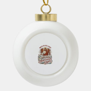 Boule En Céramique T-Shirt Encouragement pour Handicapés Jésus Inspir