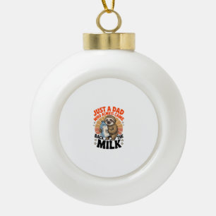 Boule En Céramique t shirt pour la fête des pères avec paresseux