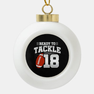Boule En Céramique Tackle 18e anniversaire 18 ans Couples
