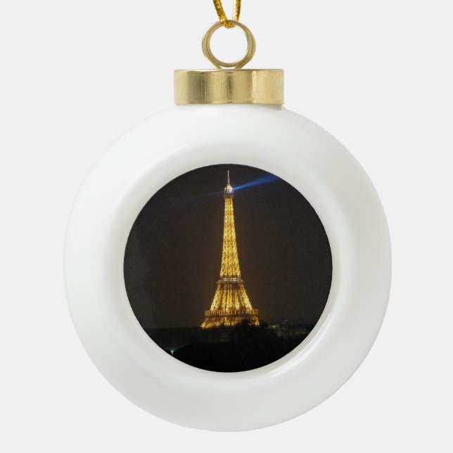 Boule En Céramique Tour Eiffel (Devant)