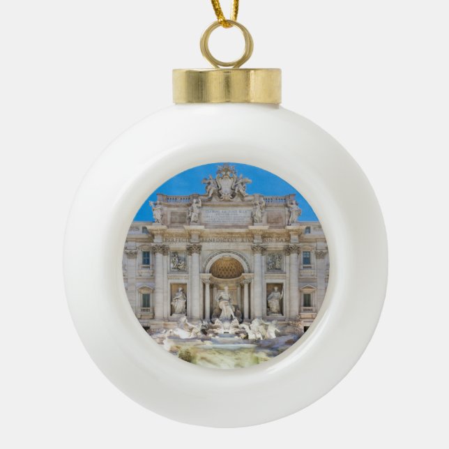 Boule En Céramique Trevi fountain (Devant)