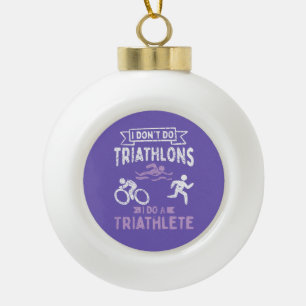 Boule En Céramique Triathlon Funny