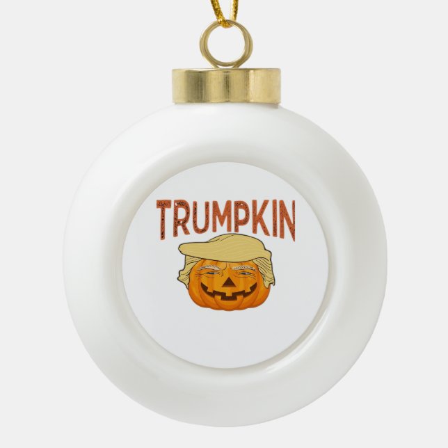 Boule En Céramique Trumpkin Halloween Funny Classic - Sloth Mask Desi (Devant)