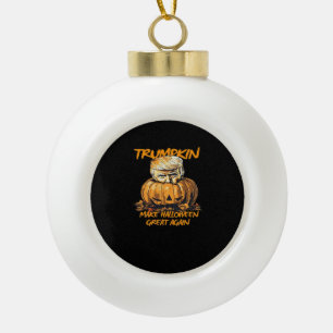 Boule En Céramique Trumpkin rend Halloween grand à nouveau - Autum Éf