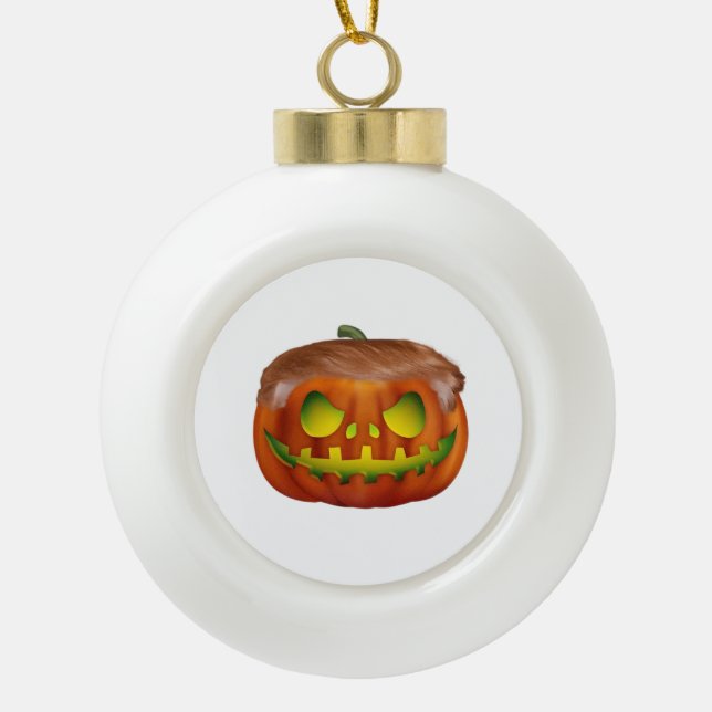 Boule En Céramique Trumpkin - Rendre Halloween plus grand (Devant)