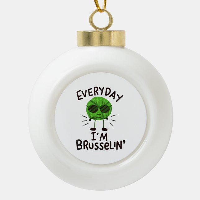 Boule En Céramique Vegan Brussels Sprouts (Devant)