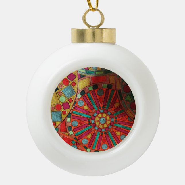 Boule En Céramique Verre tendu (Devant)