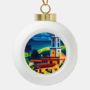 Boule En Céramique Vintage Cuba