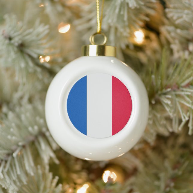 Boule En Céramique Vive la France - (Arbre)