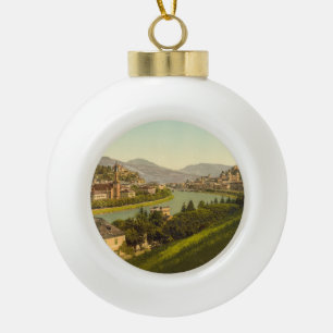 Boule En Céramique Vue générale de Salzbourg, Autriche