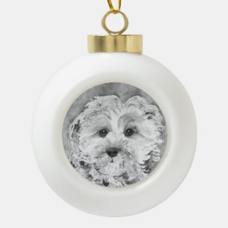 Boule En Céramique Watercolour. de Cavapoo