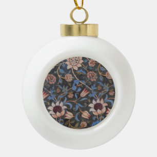 Boule En Céramique William Morris Evenlode Textile Floral Art
