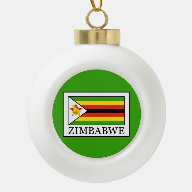 Boule En Céramique Zimbabwe (Devant)