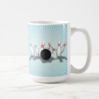 Boule et goupilles de bowling : modèle 3D : Tasse