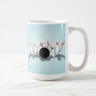 Boule et goupilles de bowling : modèle 3D : Tasse