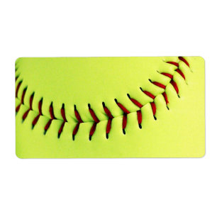 Boule jaune du base-ball