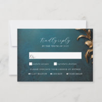 Boule mascarade or et bleu rsvp