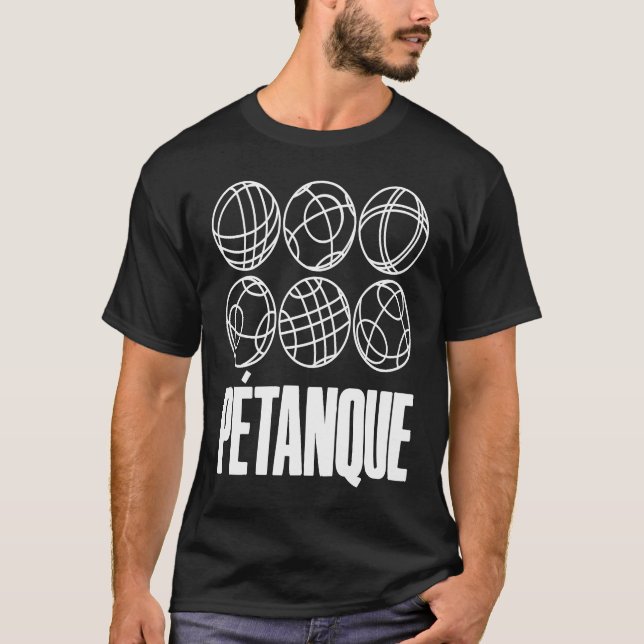 Boules Balls For Boulder Petanque Boules Ball T-Shirt (Front)