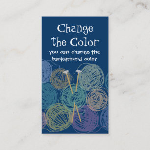 Boules colorées des cartes de visite