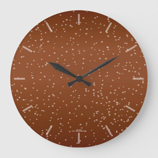 Boules de bière racine amusante Horloge (Recto)
