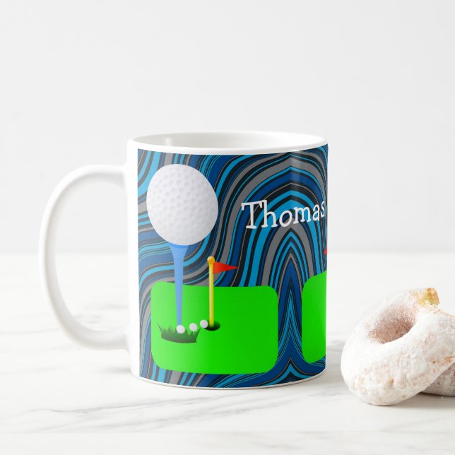 Boules de golf Mug (Avec donut)