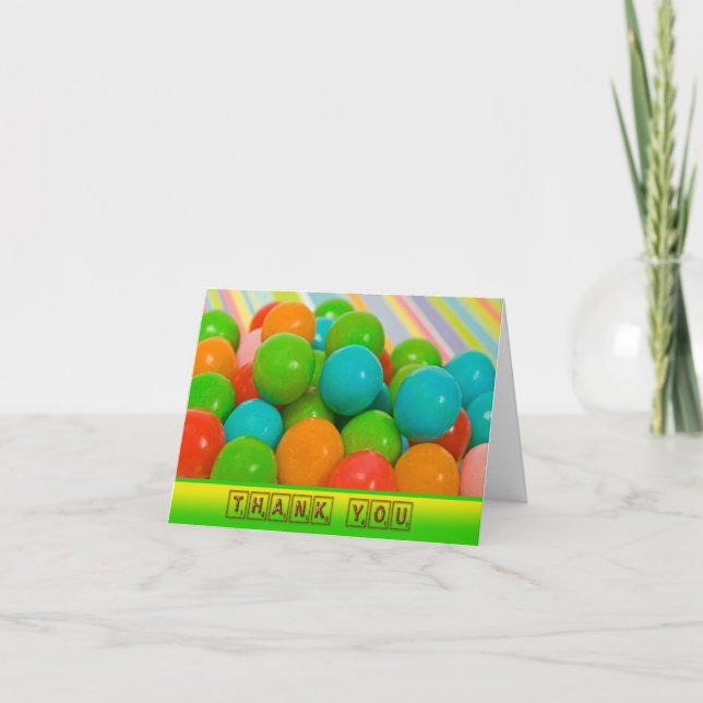 Boules de gomme Merci (Devant)