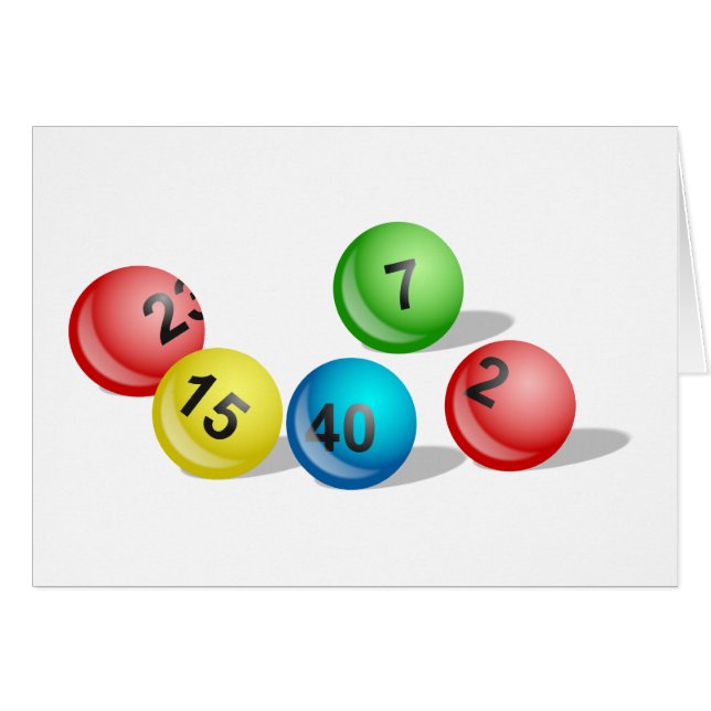 Boules de loterie (Devant horizontal)