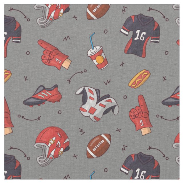 boules de rugby, boules de football tissu motif (Fermer)