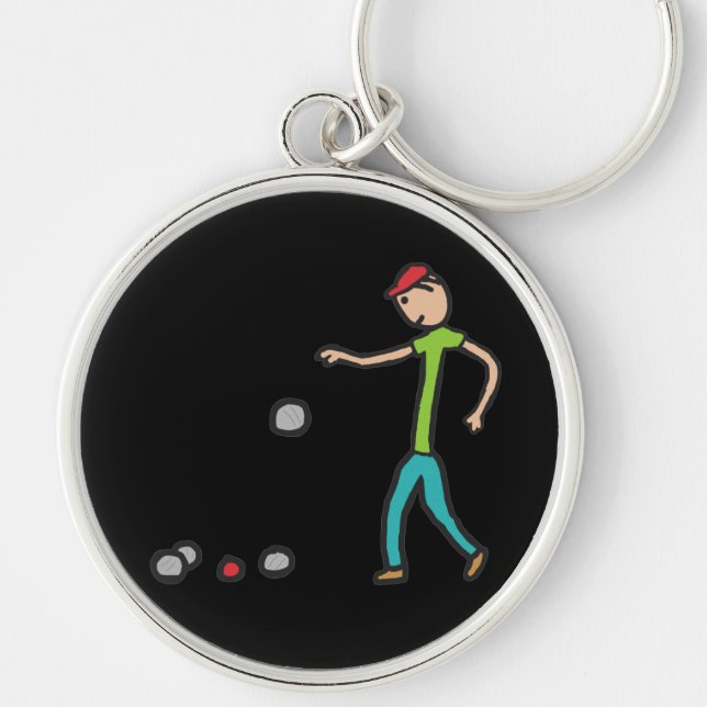 Boules Keychain (Front)