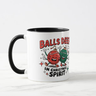Boules Profond esprit de Noël Mug