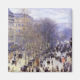 Boulevard des Capucines by Claude Monet, Fine Art Magnet