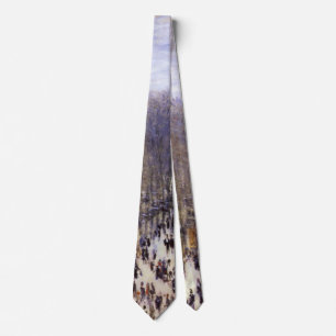 Boulevard des Capucines by Claude Monet, Fine Art Tie