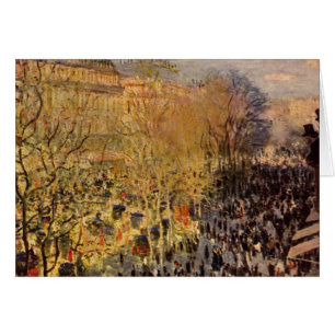 Boulevard des Capucines par Claude Monet, Art nouv