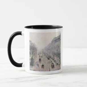Boulevard Montmartre, 1897 (oil on canvas) Mug