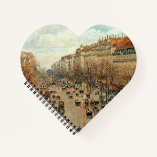 Boulevard Montmartre-Eremitage Camille Pissarro   Notebook