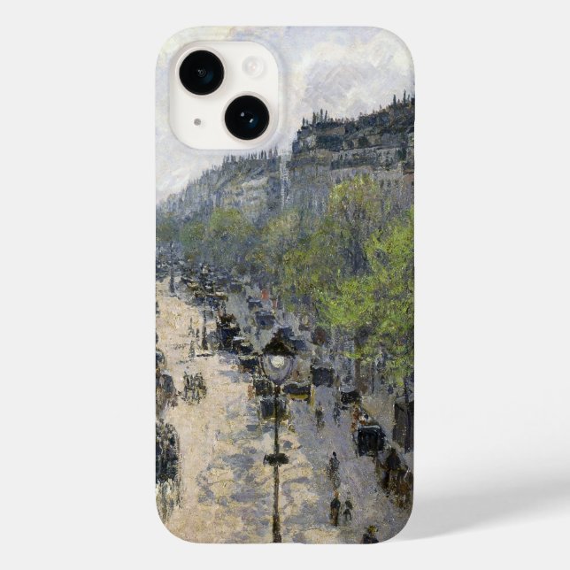 Boulevard Montmartre Spring Paris Camille Pissarro Case-Mate iPhone Case (Back)