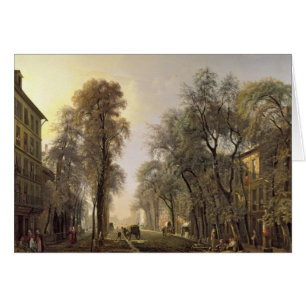 Boulevard Poissonniere en 1834