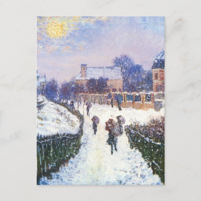 Boulevard Saint Denis Argenteuil by Claude Monet Postcard (Front)
