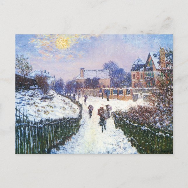 Boulevard Saint Denis Argenteuil by Claude Monet Postcard (Front)