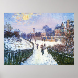 Boulevard Saint Denis Argenteuil by Claude Monet Poster