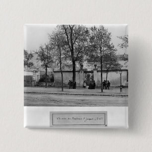 Boulevard Saint-Jacques 2 Inch Square Button